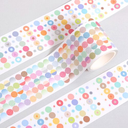 韩国wannathis清新箭头圆点胶带