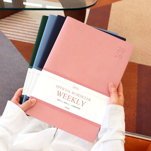 韩国高级2026周计划本A4办公学习