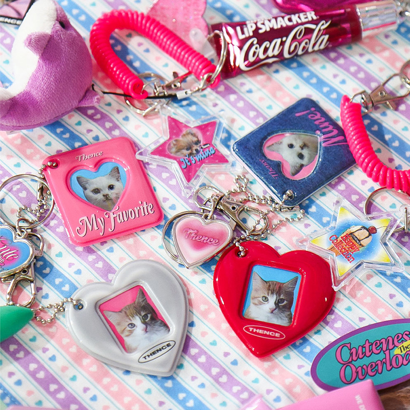 钥匙扣爱豆相片证件照收纳包挂件