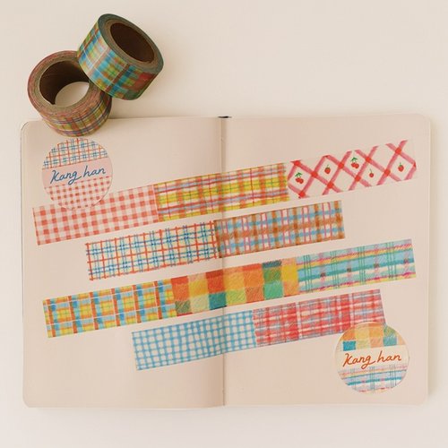 热卖韩国10米手帐胶带素材装饰贴