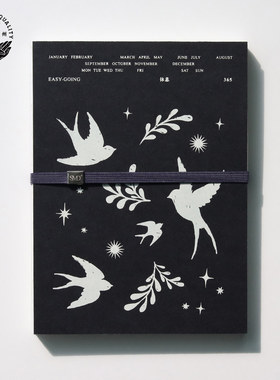 韩国Some mood简约万年型日程计划本B6绑带日记手账本ins风记事本