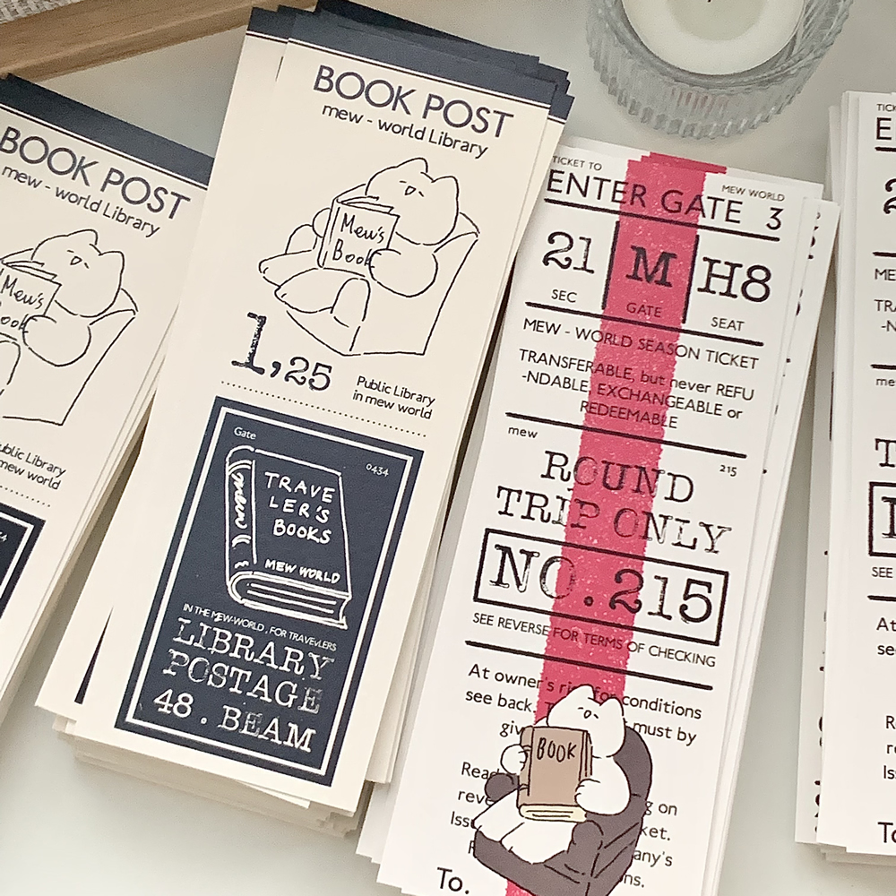 韩国文创书签复古ins索引分页