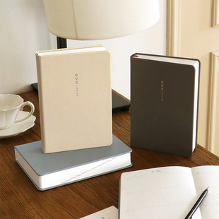 韩国iconic简约高端日程本计划本3年5年日记本手账记事皮面笔记本