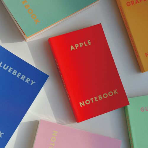 热韩国fruitfries水果网格记事本