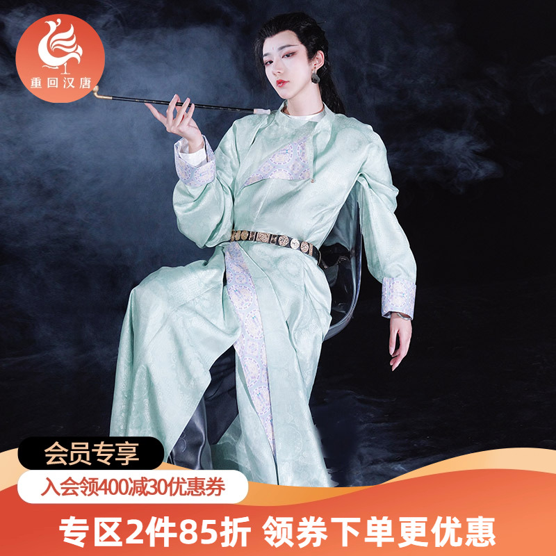 重回汉唐云霄原创圆领袍