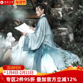 夏季 重回汉唐山河图直领大襟对襟长衫 日常原创宋制汉服男装 中国风