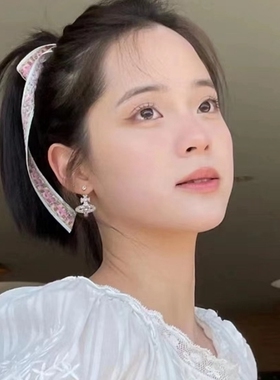 全新满钻开口土星耳钉高级感轻奢INS风百搭半环耳圈耳饰耳环礼物