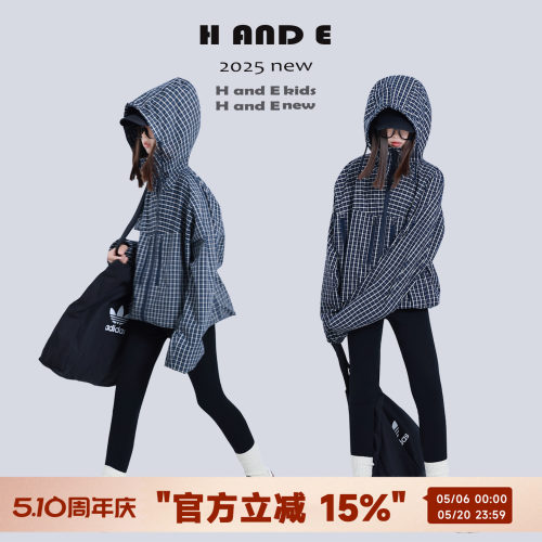HANDE原创女童防风冲锋衣外套