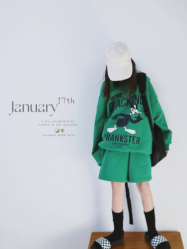 HANDE休闲纯棉春夏套装