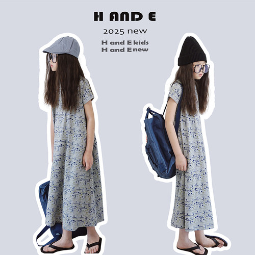 HANDE休闲连衣裙亲子女生