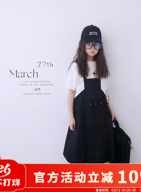 白色T恤小众印花设计夏季新品休闲纯棉百搭显瘦短袖母女装