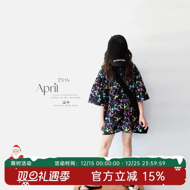 泼墨上衣oversize上装韩版