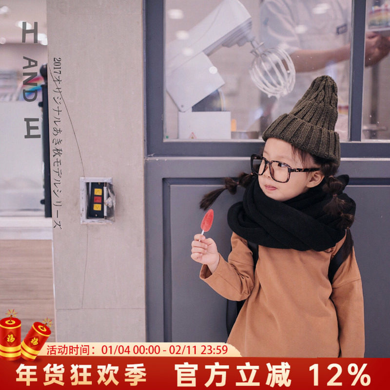 两色加厚T女童打底衫秋冬男童长袖T恤纯棉女童长袖上衣日系,童装/婴儿装/亲子装,T恤,淘宝优惠券,粉丝福利购,淘宝优惠卷