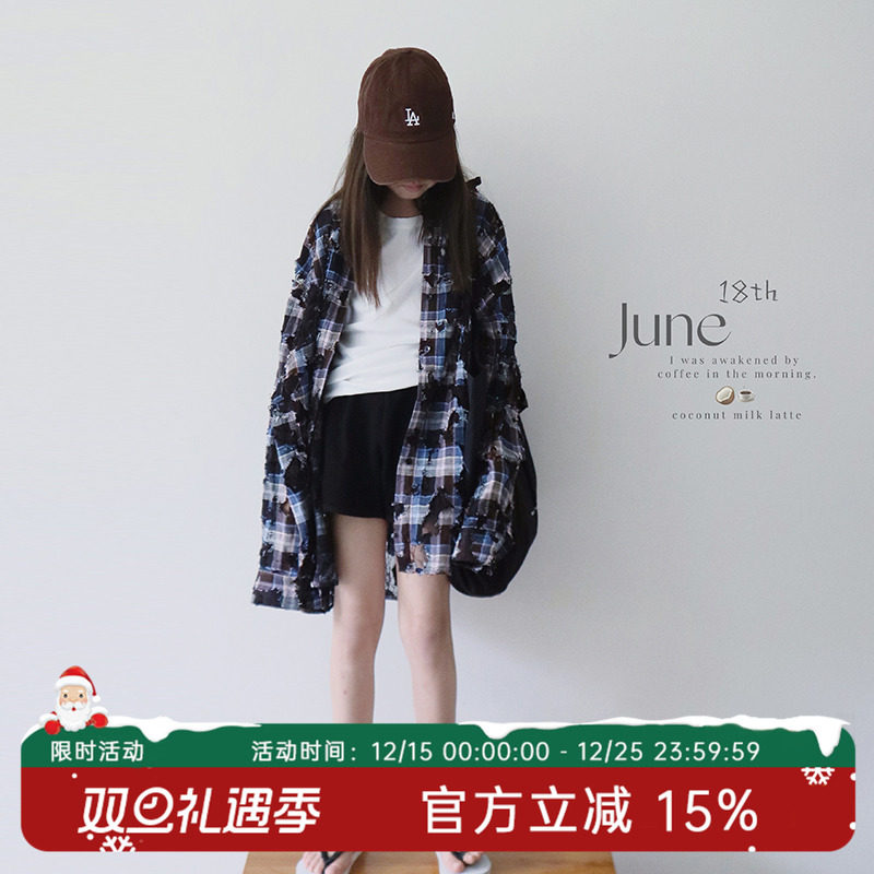 衬衫HANDE破洞衬衫艺术感中性