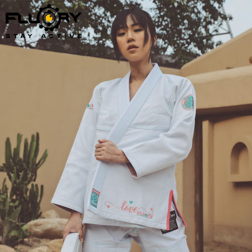 FLUORY火垒巴西柔术道服女bjj gi柔道服专业成人综合格斗训练服