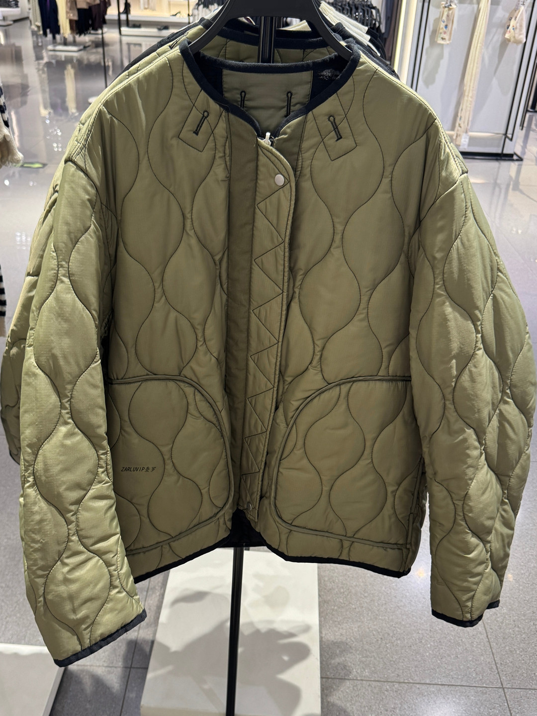 thumbnail for Zarluvip Charo Autumn and Winter New Women's Clothing Loose Large Size Reversible Cotton Coat Women's Cotton Jacket 2969240