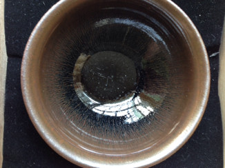 旧款茶具天目孙建兴早期传统工艺兔毫盏束口经典9CM 大师作品包邮