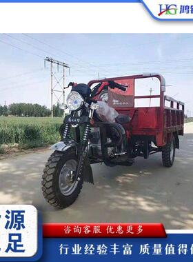 跨境出口Fuel dump motorcycle tricycle 山区载货拉粮三轮翻斗车