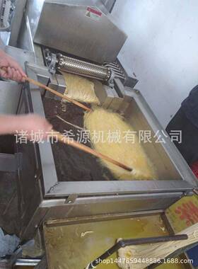 安徽特产 馓子油炸机 炸金丝馓子自动生产线多少钱 xy-4500型