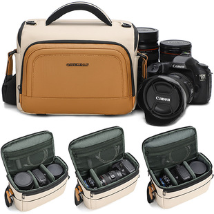 牛津布三脚架绑定单反相机紧凑型相机单肩包防水斜挎相机摄影