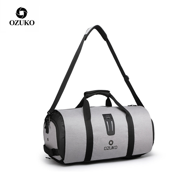 ozuko new pattern Gym bag customized luggage knapsack suit Storage bag motion High-capacity portable Travelling bagin the Leather/Lady bags/Men's bag, Bag  category - from Buy2taobao.com to provide professional Taobao agent buy service