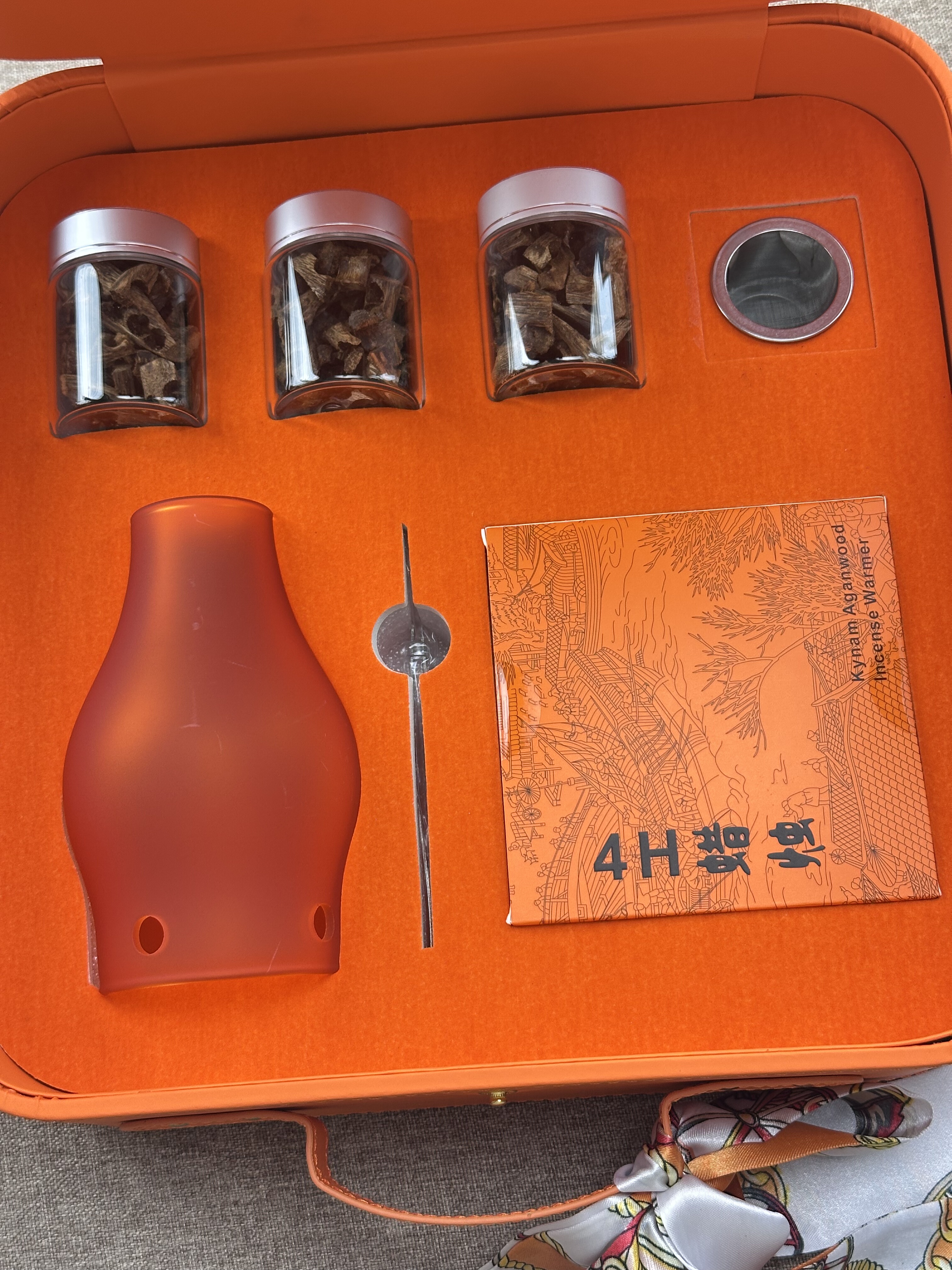 沉香隔火熏香礼盒45g粒子送礼