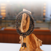 鼓镇山河 沉水级 奇楠0.8鼓珠多圈 39g 满油密传世长串沉香