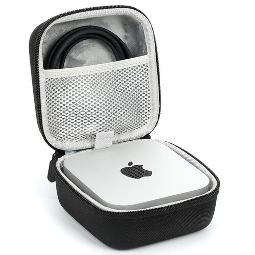 适用M4 M4 Pro Mac mini加厚防震便携收纳包手提可放电源线鼠标