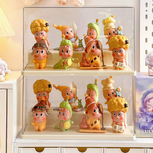 星星人透明亚克力盲盒收纳展示架