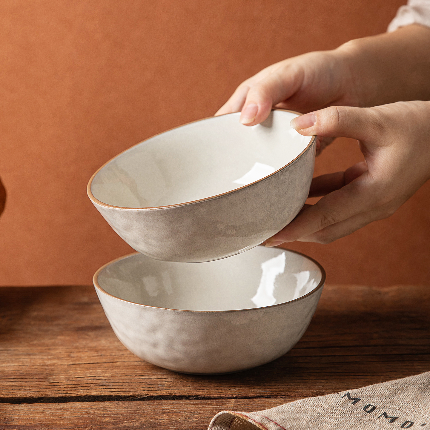 日式陶瓷碗大容量汤面碗