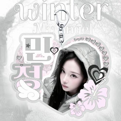 金冬天winter周边亚克力钥匙扣