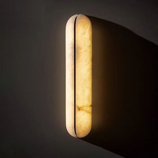 西班牙仿云石壁灯轻奢客厅背景墙灯设计师玄关过道楼梯灯具