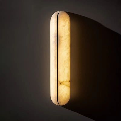 西班牙仿云石壁灯轻奢客厅背景墙灯设计师玄关过道楼梯灯具