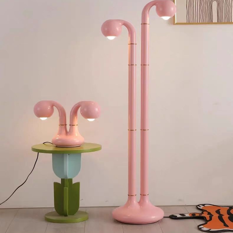 设计师树脂台灯北欧网红ins少女卧室儿童房客厅装饰样板间落地灯