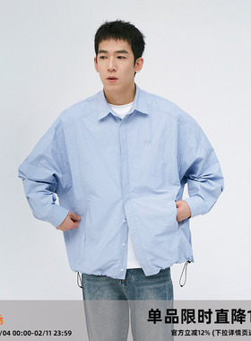 【衬衫夹克二合一形态】CASD（Clamisgold）双门襟挺阔宽松外套男