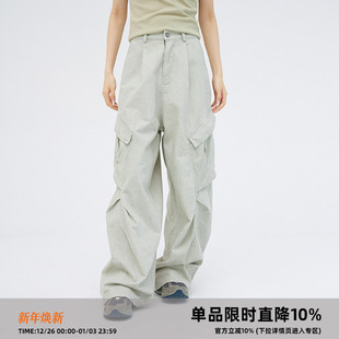 Clamisgold 休闲伞兵裤 山系户外口袋宽松工装 男女美式 子 裤 CASD