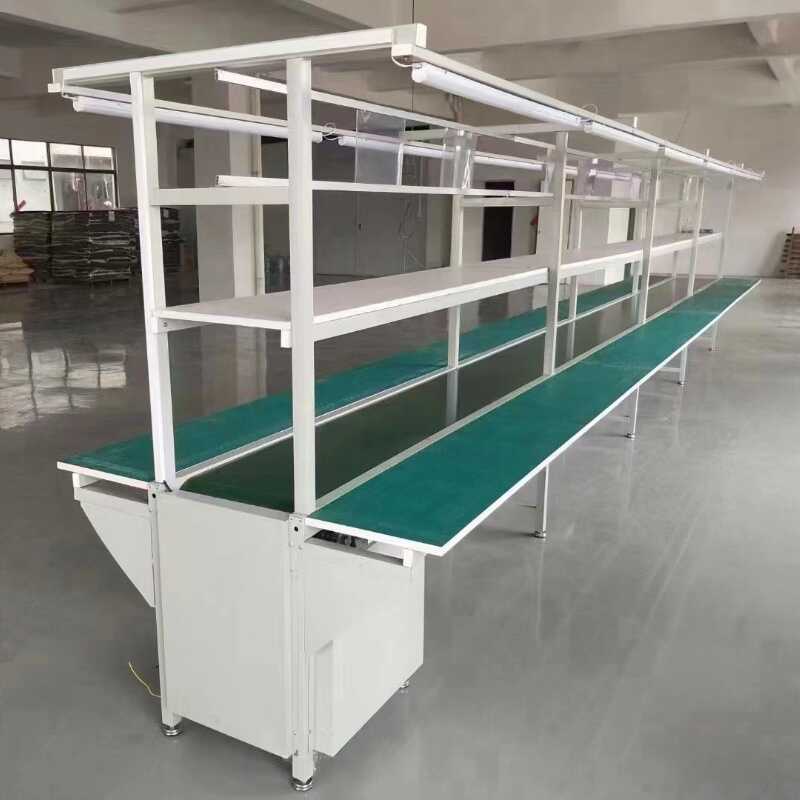 流水线铝型材打包工厂车间输送带