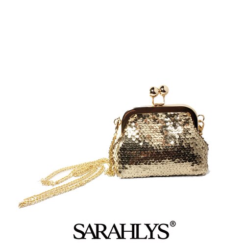 SARAHLYS亮片手工迷你小挎包