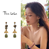 小众独特设计感耳环女复古简约气质百搭耳钉独特个性 创意耳坠耳饰