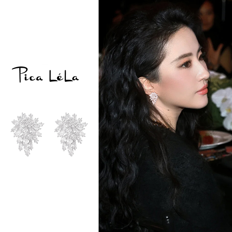 气质高级感烟花软垫耳夹