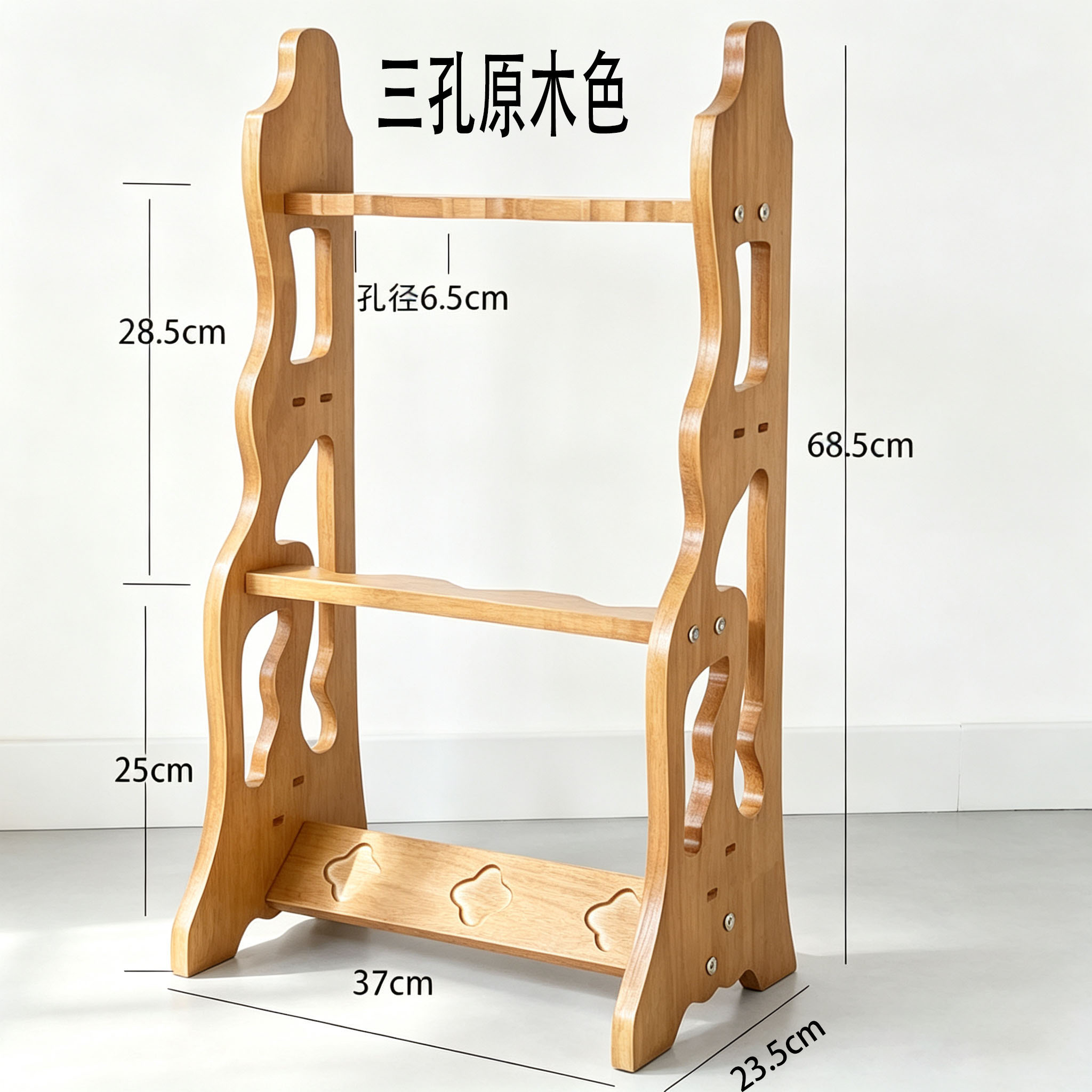博檀馆落地立式多层刀剑架图片