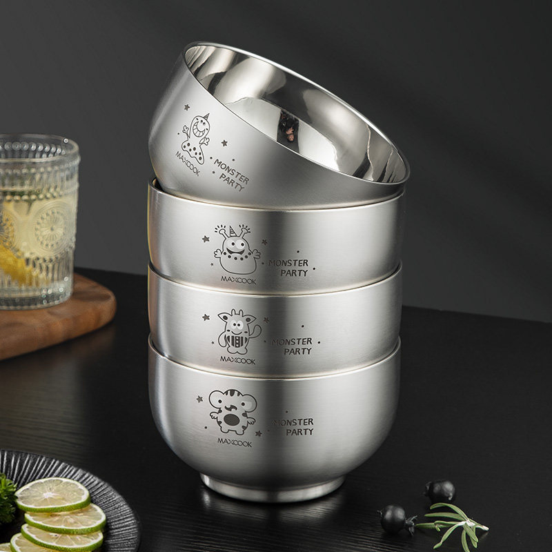 316L不锈钢儿童碗家用吃饭