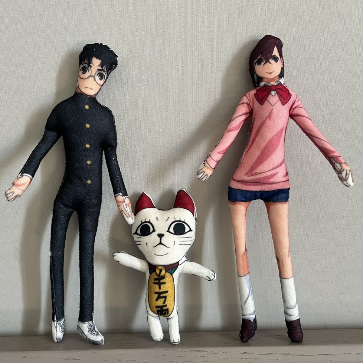 胆大党当哒当绫濑桃厄卡伦momo酱搞怪抽象老鼠干内置铁丝做造型