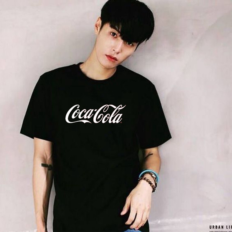 cocacola短袖男T恤可口可乐联名潮牌ins体恤bf宽松大码半袖情侣装