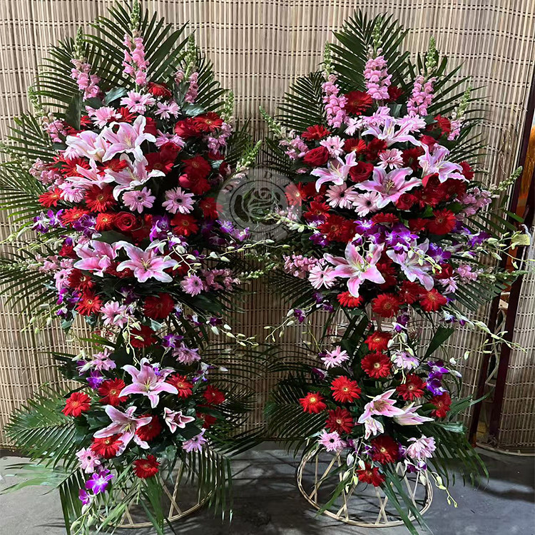 开业花篮开张三层1.9米书画展庆祝乔迁粉丝团公司活动北京送花蓝