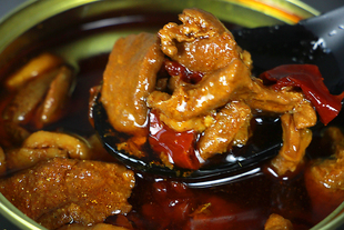 小孟华总店臊子肉 宝鸡陕西名吃特色营养罐装常温香辣哨子肉