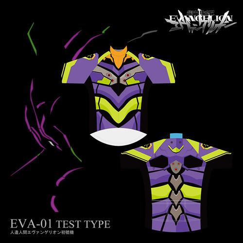 EVA新世纪福音战士骑行服 动漫 二次元新款初号机 cycling jersey