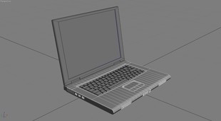 电脑笔记本模型 3DMAX文件 0072 不是实物