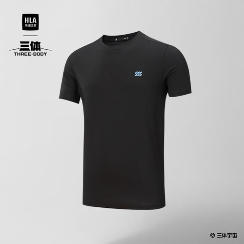 海澜之家圆领凉感运动短袖T恤