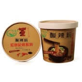 茂博食品新县特产劲道速食粉丝红薯粉桶装 速食酸辣粉6桶装